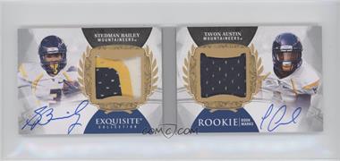 2013 Exquisite Collection - Rookie Book Marks - Patch #RMB-BA - Stedman Bailey, Tavon Austin /15