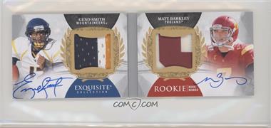 2013 Exquisite Collection - Rookie Book Marks - Patch #RMB-SB - Geno Smith, Matt Barkley /15