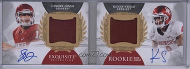 2013 Exquisite Collection - Rookie Book Marks #RMB-JS - Landry Jones, Kenny Stills /60