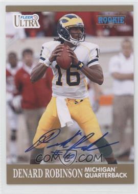 2013 Fleer Retro - [Base] - Autographs #95 - Denard Robinson