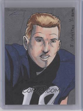 2013 Leaf Best of Football - Sketch Cards #_JURM - Johnny Unitas (Rich Molinelli) /1