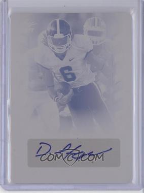 2013 Leaf Draft - Autographs - Printing Plate Magenta #BA-DAH - DeAndre Hopkins /1