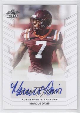 2013 Leaf Draft - Autographs #BA-MD1 - Marcus Davis