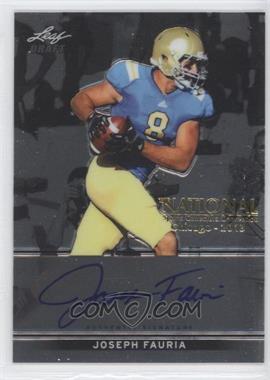 2013 Leaf Metal Draft - [Base] - 2013 National Convention #BA-JF1 - Joseph Fauria