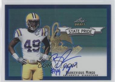 2013 Leaf Metal Draft - State Pride - Blue Prismatic #SP-BM1 - Barkevious Mingo /25