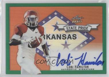 2013 Leaf Metal Draft - State Pride - Green Prismatic #SP-CH1 - Cobi Hamilton /10