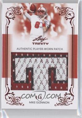 2013 Leaf Trinity - Authentic Player-Worn Patch - Red #DP-MG2 - Mike Glennon /5