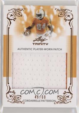 2013 Leaf Trinity - Authentic Player-Worn Patch #DP-CP2 - Cordarrelle Patterson /60