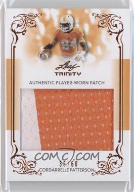 2013 Leaf Trinity - Authentic Player-Worn Patch #DP-CP2 - Cordarrelle Patterson /60