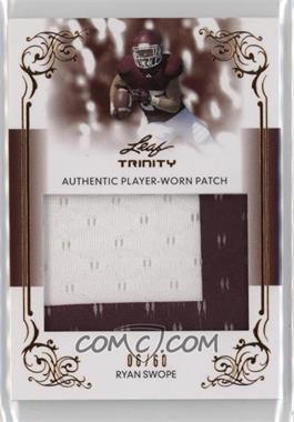 2013 Leaf Trinity - Authentic Player-Worn Patch #DP-RS3 - Ryan Swope /60