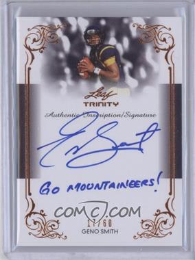 2013 Leaf Trinity - Inscription Autographs #DI-GS1 - Geno Smith /60