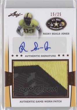 2013 Leaf U.S. Army All-American Bowl - Patch Autographs - Bronze #PA-RSJ - Ricky Seals-Jones /25