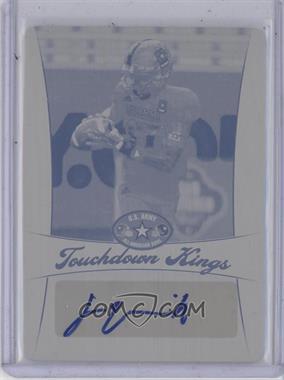 2013 Leaf U.S. Army All-American Bowl - Touchdown Kings - Printing Plate Yellow #TK-JQ1 - James Quick /1