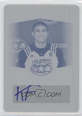 2013 Leaf U.S. Army All-American Bowl - Tour Autographs - Printing Plate Cyan #TA-KF1 - Kylie Fitts /1