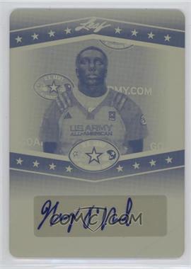 2013 Leaf U.S. Army All-American Bowl - Tour Autographs - Printing Plate Yellow #TA-JO2 - Johnny O'Neal /1