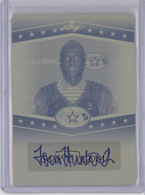 2013 Leaf U.S. Army All-American Bowl - Tour Autographs - Printing Plate Yellow #TA-TH1 - Torii Hunter Jr. /1