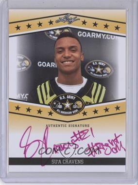 2013 Leaf U.S. Army All-American Bowl - Tour Autographs - Purple Ink #TA-SC1 - Su'A Cravens /1