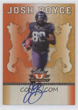 2013 Leaf Valiant - [Base] - Orange #BA-JB2 - Josh Boyce /50