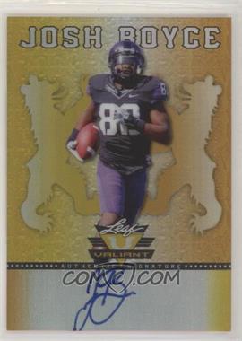 2013 Leaf Valiant - [Base] - Yellow #BA-JB2 - Josh Boyce /10