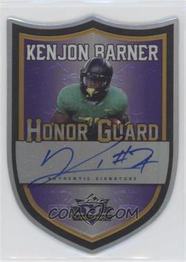 2013 Leaf Valiant - Honor Guard Autographs - Purple #HG-KB1 - Kenjon Barner /15 [EX to NM]