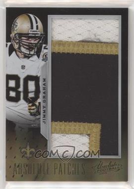 2013 Panini Absolute - Absolute Patches - Team Logos #22 - Jimmy Graham /25