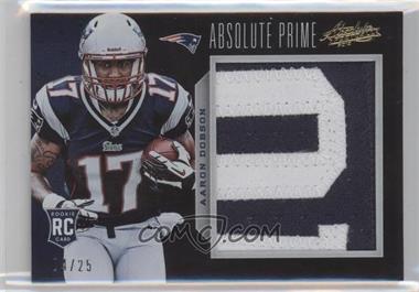 2013 Panini Absolute - Absolute Prime - Nameplates #201 - Aaron Dobson /25