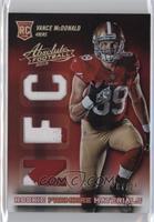 Rookie Premiere Materials - Vance McDonald #/25