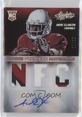 2013 Panini Absolute - [Base] - AFC/NFC Signatures Prime #202 - Rookie Premiere Materials - Andre Ellington /49