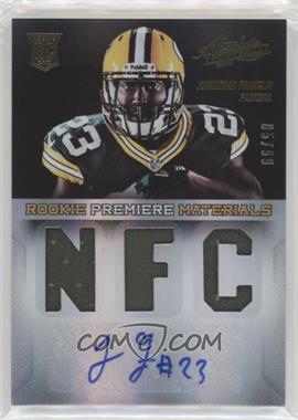 2013 Panini Absolute - [Base] - AFC/NFC Signatures #213 - Rookie Premiere Materials - Johnathan Franklin /99