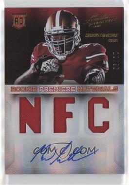 2013 Panini Absolute - [Base] - AFC/NFC Signatures #223 - Rookie Premiere Materials - Marcus Lattimore /99