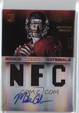 2013 Panini Absolute - [Base] - AFC/NFC Signatures #228 - Rookie Premiere Materials - Mike Glennon /99