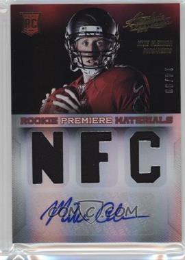 2013 Panini Absolute - [Base] - AFC/NFC Signatures #228 - Rookie Premiere Materials - Mike Glennon /99