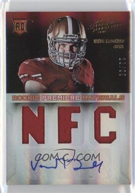 2013 Panini Absolute - [Base] - AFC/NFC Signatures #239 - Rookie Premiere Materials - Vance McDonald /99