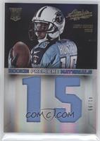 Rookie Premiere Materials - Justin Hunter #/99