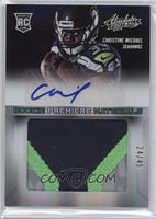 Rookie Premiere Materials - Christine Michael #/49