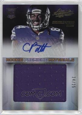 2013 Panini Absolute - [Base] - Jumbo Signatures #204 - Rookie Premiere Materials - Cordarrelle Patterson /25
