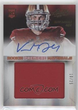 2013 Panini Absolute - [Base] - Jumbo Signatures #239 - Rookie Premiere Materials - Vance McDonald /25