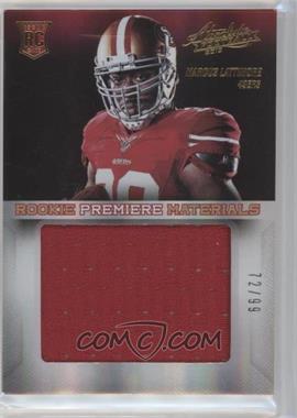 2013 Panini Absolute - [Base] - Jumbo #223 - Rookie Premiere Materials - Marcus Lattimore /99