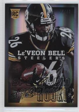 2013 Panini Absolute - [Base] - Spectrum Black #157.1 - Le'Veon Bell (Looking Left, Eyes Partially Covered) /49