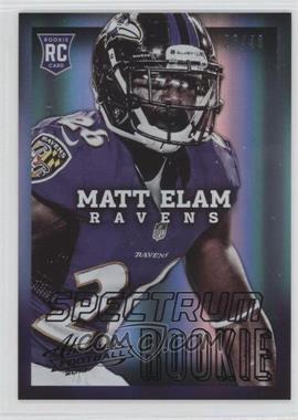 2013 Panini Absolute - [Base] - Spectrum Black #167 - Matt Elam /49