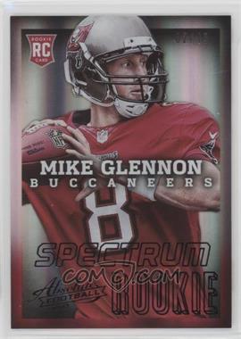 2013 Panini Absolute - [Base] - Spectrum Black #170.1 - Mike Glennon (Looking Left) /49