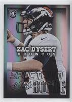 Zac Dysert (Facing Left, No Ball Visible) #/49