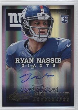 2013 Panini Absolute - [Base] - Spectrum Gold Autographs #179 - Ryan Nassib /25