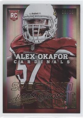 2013 Panini Absolute - [Base] - Spectrum Gold #105 - Alex Okafor /25