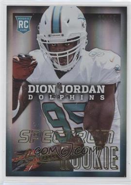 2013 Panini Absolute - [Base] - Spectrum Gold #127.1 - Dion Jordan (Both Hands Visible) /25