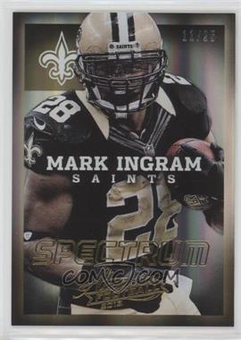 2013 Panini Absolute - [Base] - Spectrum Gold #63 - Mark Ingram /25