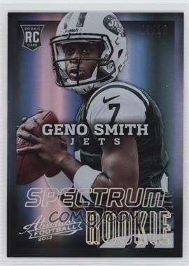 2013 Panini Absolute - [Base] - Spectrum Platinum #135.2 - Geno Smith (Both Hands on Ball) /10
