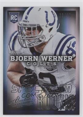 2013 Panini Absolute - [Base] - Spectrum Silver #109 - Bjoern Werner /99