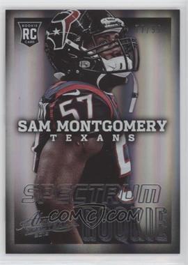 2013 Panini Absolute - [Base] - Spectrum Silver #182 - Sam Montgomery /99