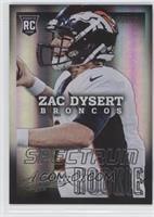 Zac Dysert (Facing Left, No Ball Visible) #/99